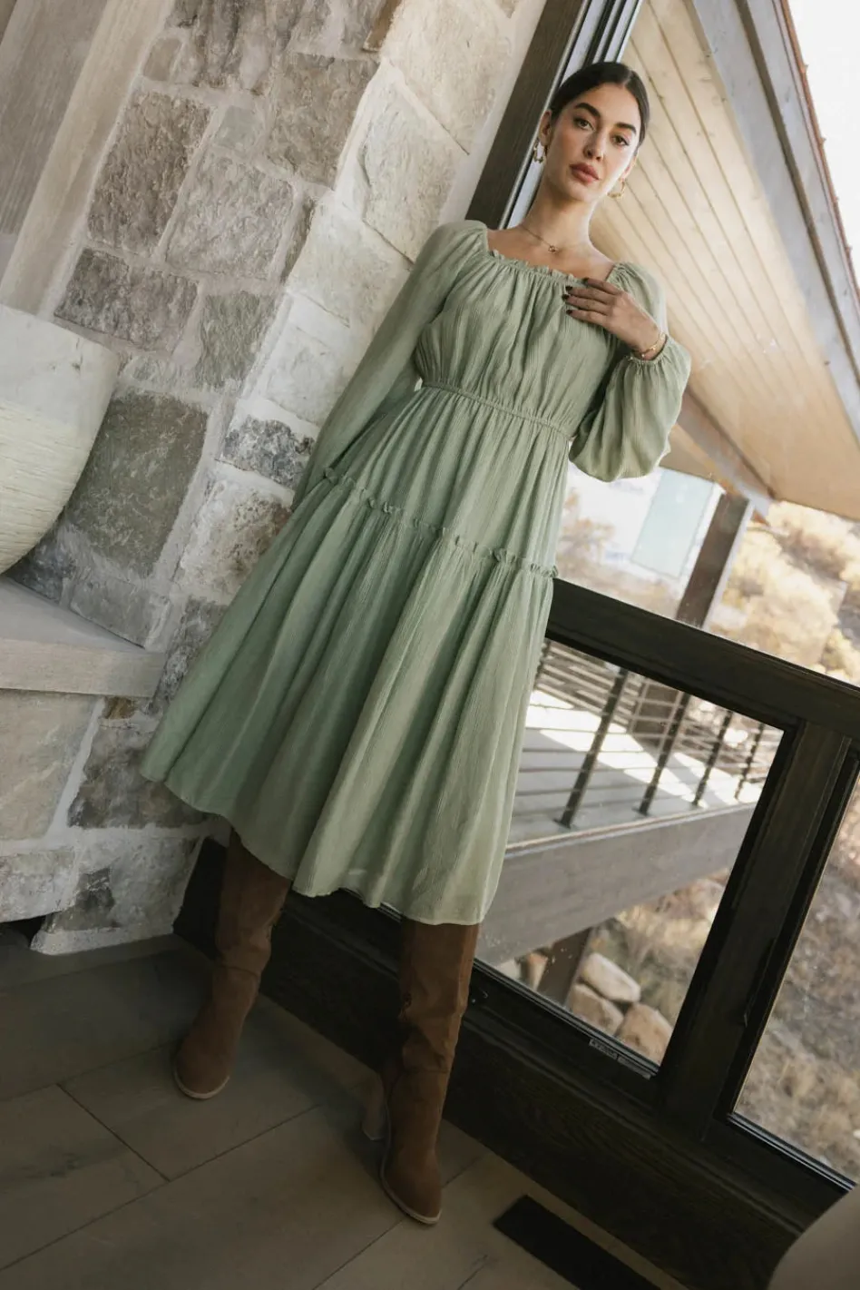 Bohme Finnian Midi Dress in