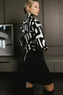 Bohme Fér Böhme Abstract Sweater