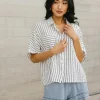 Bohme Francine Striped Button Up