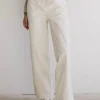 Bohme Frank and Oak Emma Wide Leg Pant in Cream