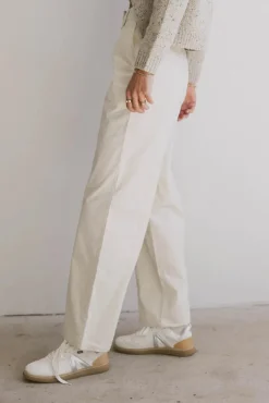 Bohme Frank and Oak Emma Wide Leg Pant in Cream