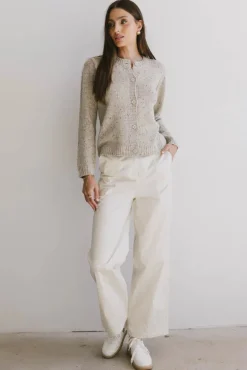 Bohme Frank and Oak Emma Wide Leg Pant in Cream