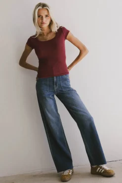 Bohme Freya Ribbed Top in