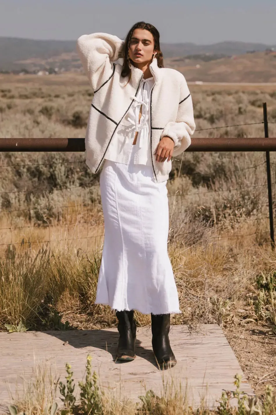 Bohme Gabby Fleece Zip Up in