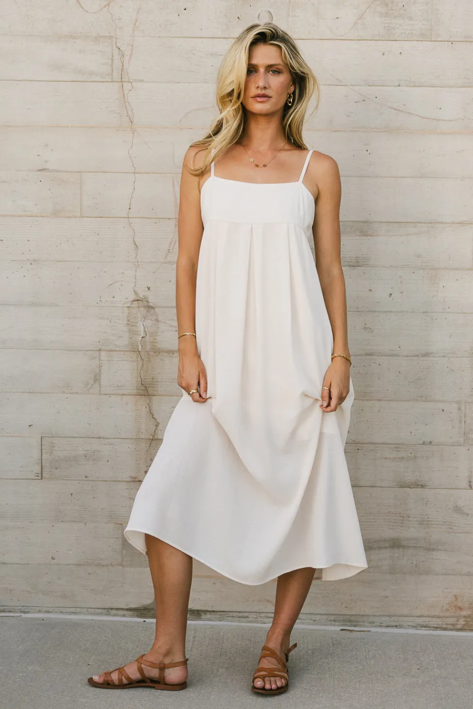 Bohme Genevieve Empire Midi Dress in - FINAL SALE