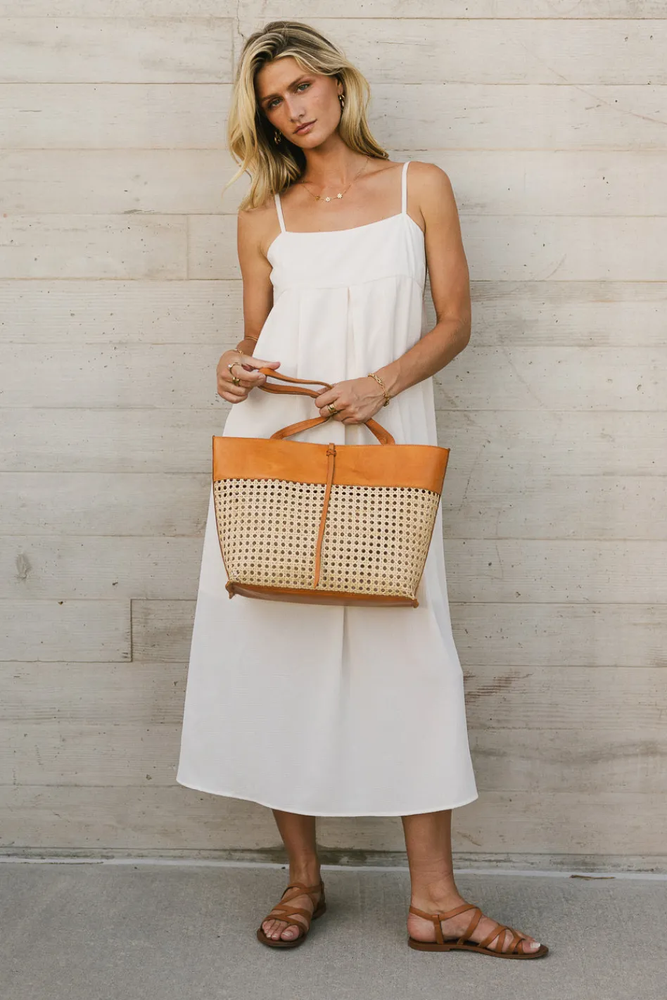 Bohme Genevieve Empire Midi Dress in - FINAL SALE
