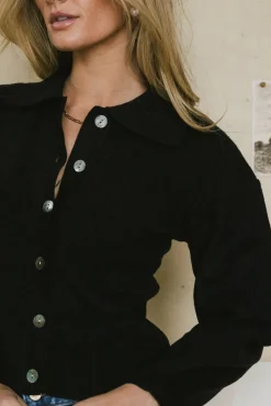 Bohme Gianna Ribbed Cardigan in