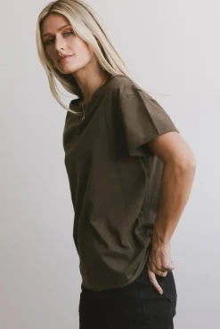 Bohme Gunner Basic Tee in Dark Olive