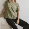 Bohme Gunner Basic Tee in Light Olive