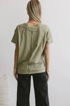 Bohme Gunner Basic Tee in Light Olive