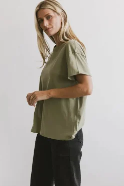 Bohme Gunner Basic Tee in Light Olive