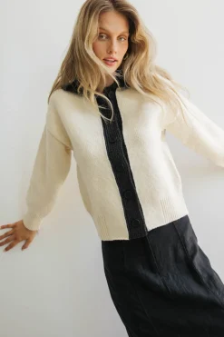 Bohme Hailey Colorblock Cardigan in