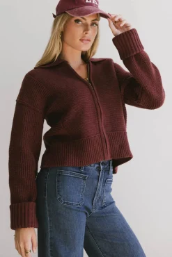 Bohme Hallie Zip Up Cardigan in