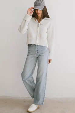 Bohme Hallie Zip Up Cardigan in