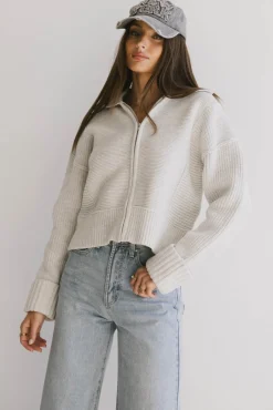 Bohme Hallie Zip Up Cardigan in