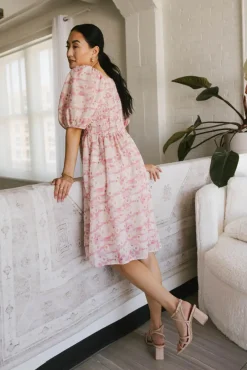 Bohme Hannah Floral Midi Dress