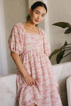 Bohme Hannah Floral Midi Dress