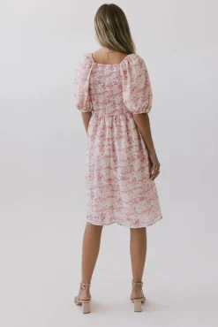 Bohme Hannah Floral Midi Dress