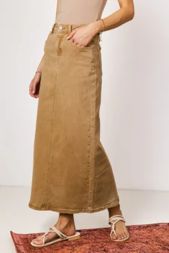 Bohme Harley Denim Midi Skirt in