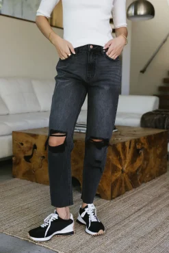 Bohme Harold Distressed Mom Jeans - FINAL SALE