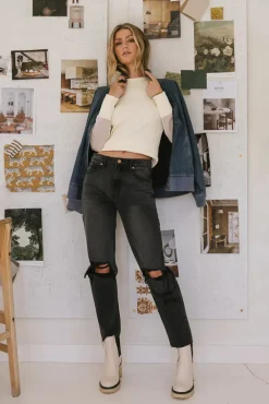 Bohme Harold Distressed Mom Jeans - FINAL SALE
