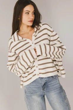 Bohme Harper Striped Cardigan in