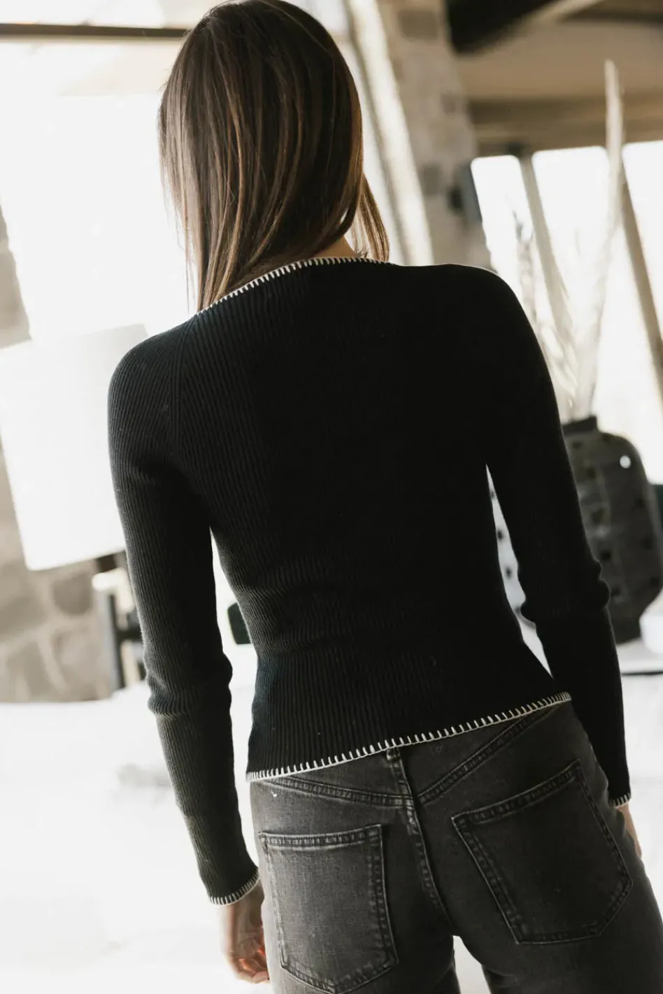 Bohme Hazel Ribbed Sweater in