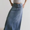 Bohme Heather Denim Maxi Skirt