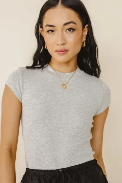 Bohme Holly Ribbed Bodysuit in - FINAL SALE
