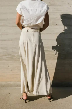 Bohme Honora Belted Maxi Skirt