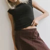 Bohme Huxley Cap Sleeve Top in