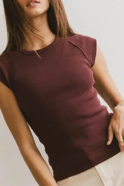 Bohme Huxley Cap Sleeve Top in