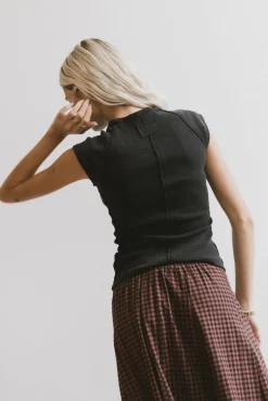 Bohme Huxley Cap Sleeve Top in