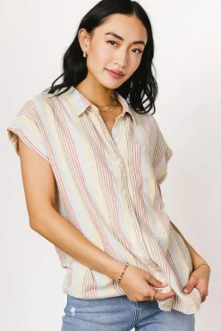 Bohme Imogen Striped Button Up - FINAL SALE