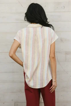 Bohme Imogen Striped Button Up - FINAL SALE