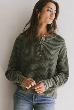 Bohme Inda Henley Sweater in