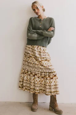Bohme Inda Henley Sweater in
