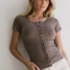 Bohme Ipsy Ribbed Tee in