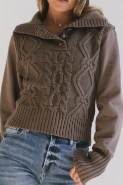 Bohme Irene Cable Knit Sweater in
