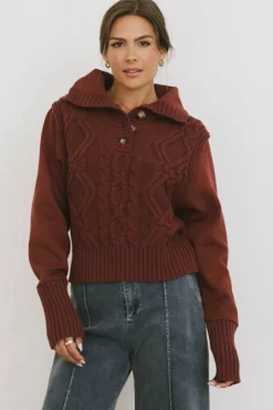 Bohme Irene Cable Knit Sweater in
