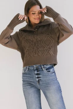 Bohme Irene Cable Knit Sweater in