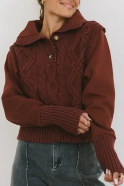 Bohme Irene Cable Knit Sweater in
