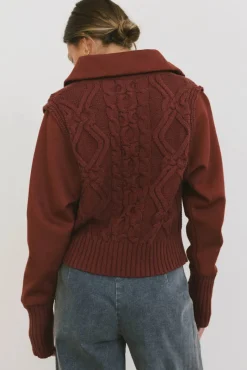 Bohme Irene Cable Knit Sweater in