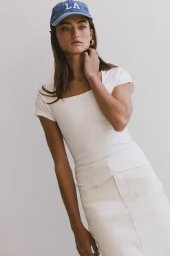 Bohme Irene Square Neck Top in
