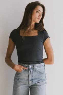 Bohme Irene Square Neck Top in