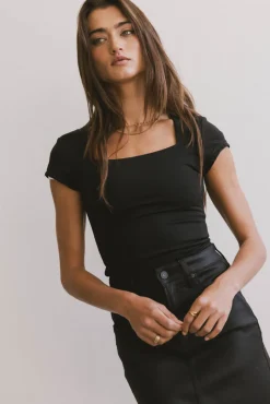 Bohme Irene Square Neck Top in