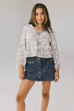 Bohme Isa Floral Blouse in
