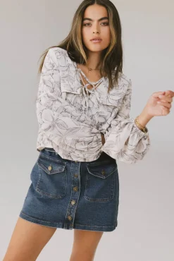 Bohme Isa Floral Blouse in