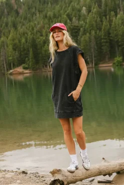 Bohme Isla Contrast Ribbed Mini Dress - FINAL SALE