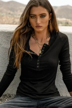 Bohme Ivanna Henley Top in